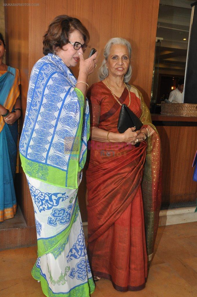 Waheeda Rehman Helen At Asha Parekh S Hand Imprint Unveiling At Utv Walk Of The Stars In Mumbai